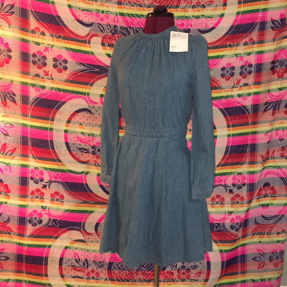 NWT & Other Stories Chambray/Denim Fit & Flare - Picture 2 of 8
